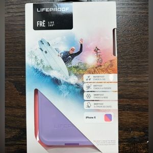 Lifeproof FRE Live 360 Waterproof casa for IPhone X., dirt, snow, drop proof.